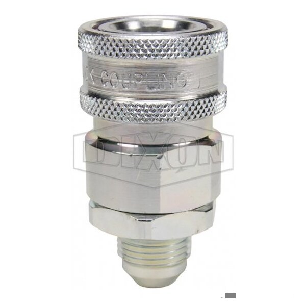 3/8 in H-STYLE CPLR, 3/8 M-JIC, STEEL